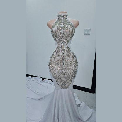 XO Vogue Rhinestone Wedding Gown