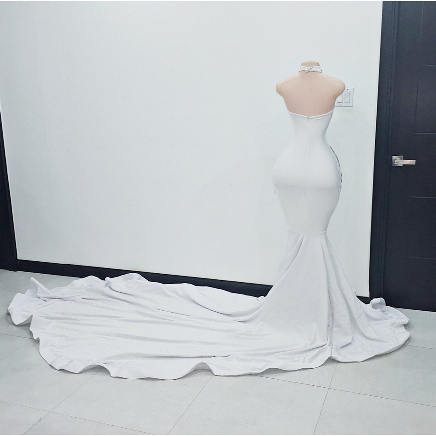 XO Vogue Rhinestone Wedding Gown