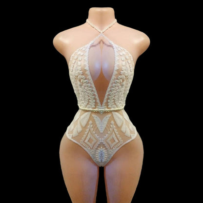 Allele Sequin one piece monokini