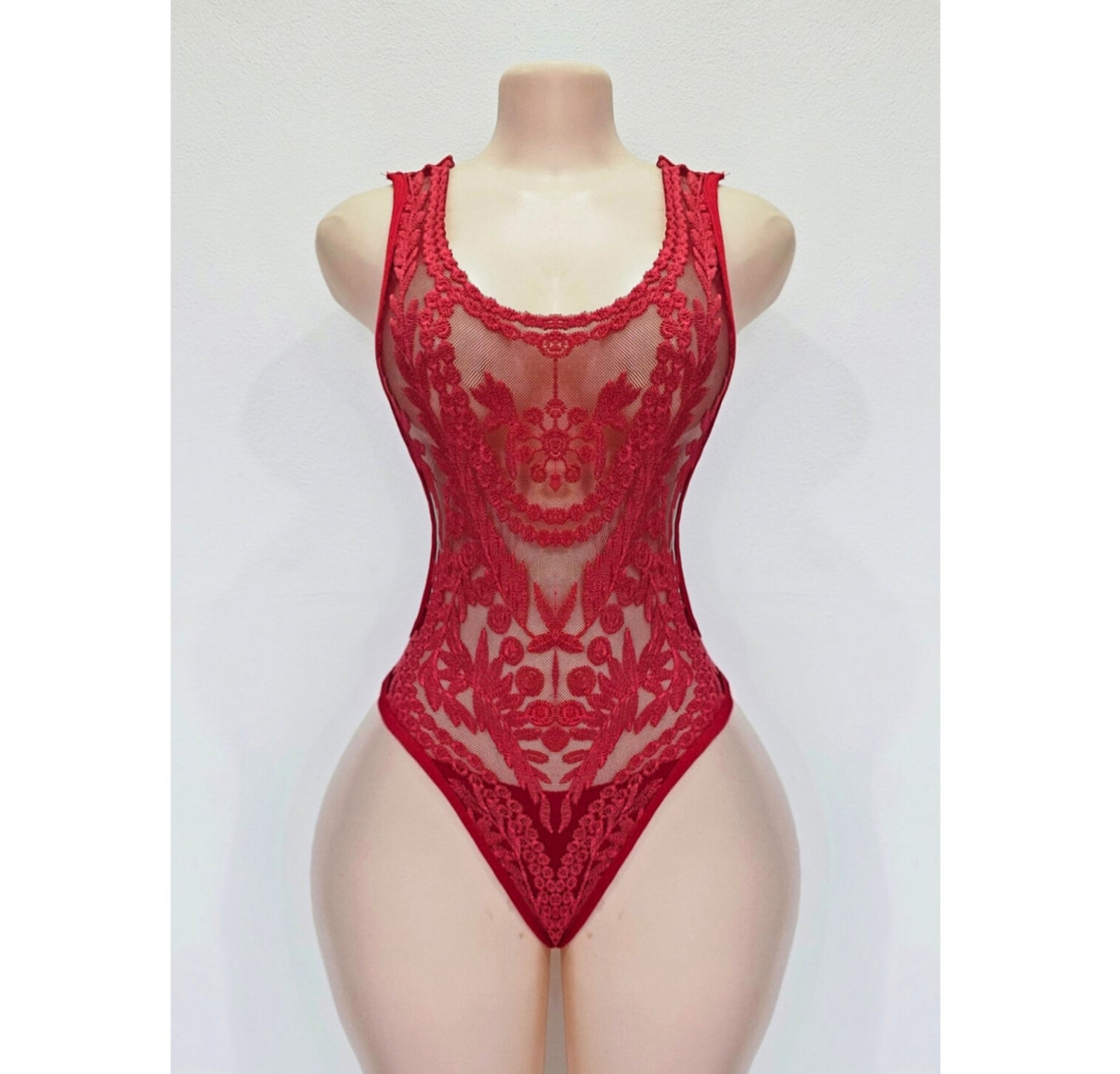 Taquin Embroidery swimsuit