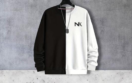 Nk pocket long sleeve two colour tshirt