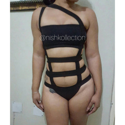 Finlan strappy swimsuit